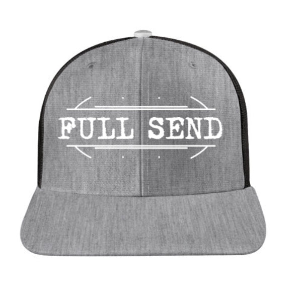 “Full Send” Embroidered Trucker Cap