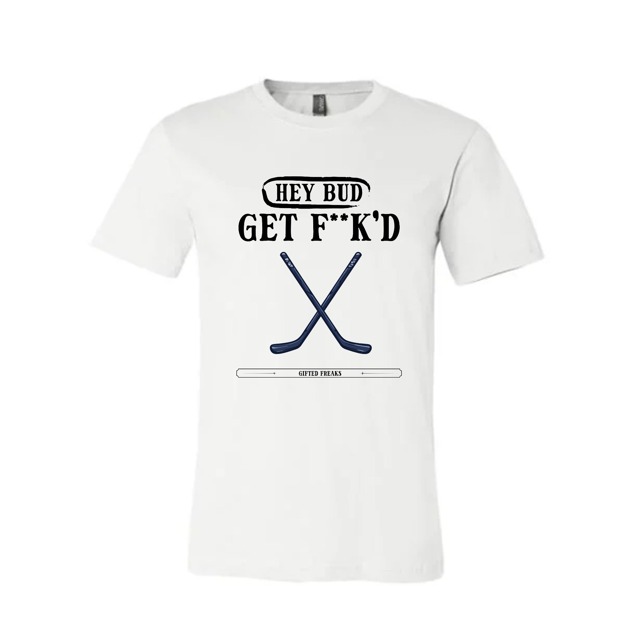 “Hey Bud” Hockey Short Sleeve T-Shirt